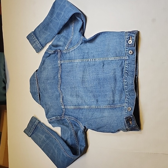 Uniqlo Dark Wash Denim Jacket Size S - Picture 5 of 9